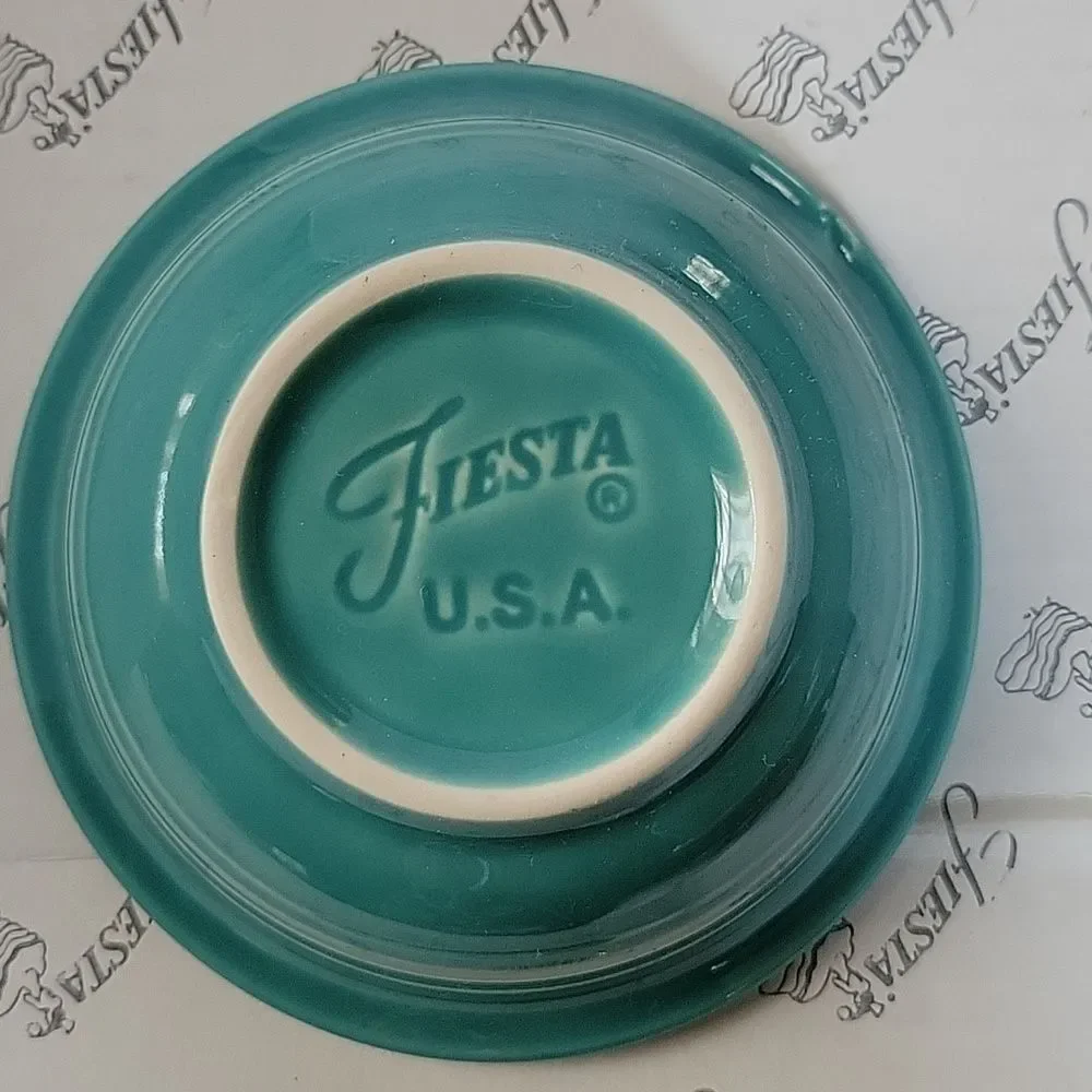 Fiestaware Fiesta Small Ceramic Bowl Dish Fruit Salsa Turquoise Container